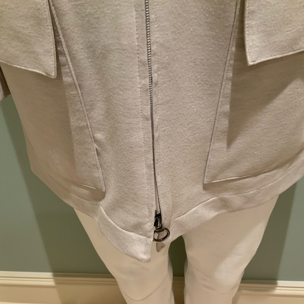 Beige/Oatmeal Long Jacket - Picture 6 of 13
